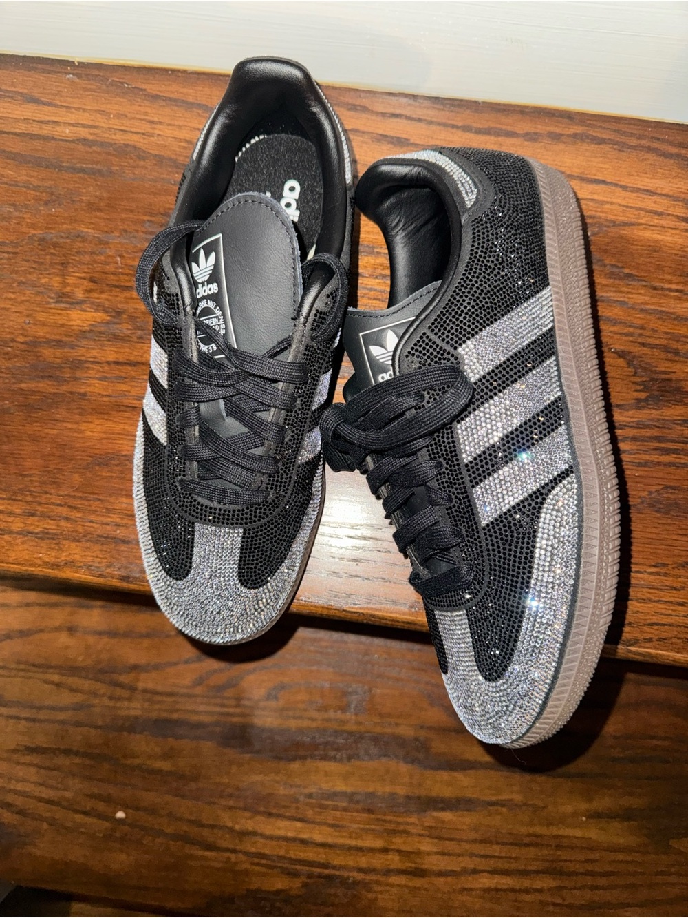 Adidas Samba Crystal Rhinestone Sneakers – Women’s US 8